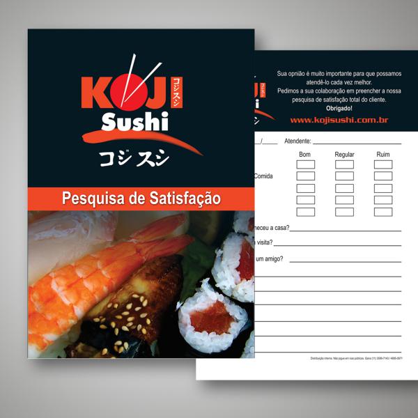 Folheto Koji Sushi